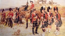 Scots Regiments in the British Army. Print picture