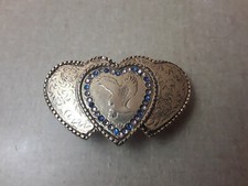 Belt Buckle Triple Heart Eagle  picture