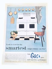 Vintage Reproduction 5.5” X 4 Gas Advertising Postcard Frameable  picture