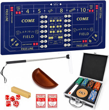 Deluxe Craps Table Top Set with 71