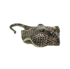 Northern Rose Ray - Stingray Home Decor Fish - Miniature Porcelain Figurine picture