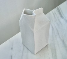 Vtg MCM Modernist ROSENTHAL studio linie MILK CARTON Pop Art YANG Porcelain VASE picture
