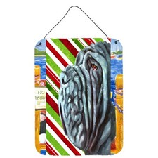 Caroline's Treasures LH9589DS1216 Neapolitan Mastiff Candy Cane 12x16 Wall picture