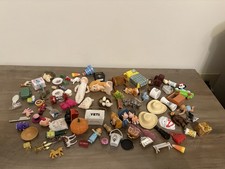 Miniature Trinket Items For Trinket Shelf Lot Toys 80 + Pieces Vintage Tiny VTG picture