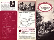 Sunnyside - Home of Washington Irving - Vintage Brochure New York picture