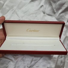 Genuine Cartier Pen Box CO462 Red Inner White Pen Presentation Case Empty Box picture