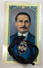 MEDALLA AL DR JOSE GREGORIO HERNANDEZ,MEDAL, FAVORS,HOLY CARD ESTAMPA. picture
