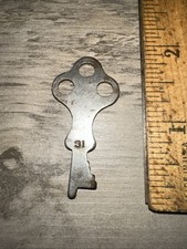 Vintage Flat Skeleton Key #31 Unique Shape picture
