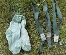 Vintage Girl Scout Uniform Sock Pair/belts  picture