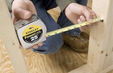 Stanley Tape Measure Powerlock II 33-425 Vintage Yellow Tool Rule 25 Ft picture