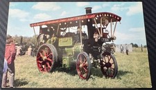 1960’S POSTCARD 1912 AVELING & PORTER SHOWMANS TRACTION ANTIQUE TRACTOR UNUSED picture