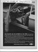 Original  1964 Chevrolet Corvair Monza Spyder  vintage print ad picture