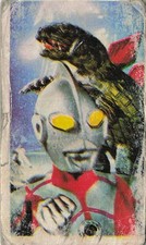 Vintage Ultraman vs Kaiju Japanese Menko Card 80620 Original Japan picture