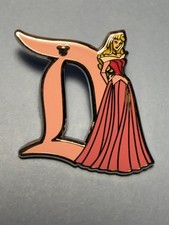 2019 Aurora Sleeping Beauty Disneyland 'D' Hidden Mickey Princess Pin picture