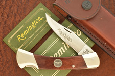 REMINGTON UMC MADE IN USA WOOD PREMIUM LOCKBACK KNIFE 1st RUN 1/1000 1994 (34166 picture