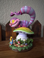 Disney Miss Mindy Cheshire Cat & Alice 4058896 Enesco Showcase Retired Figurine picture