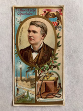 1898 Thomas Edison Stollwerck Card Chocolates Album 1 RARE picture