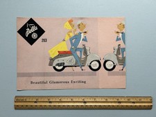 Bella Scooter 203 Original Sales Brochure Original 1960s picture