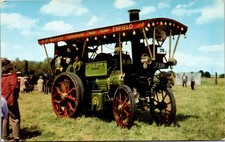 Aveling and Porter Showman's Tractor No. 7612 Chrome Postcard picture