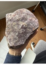 HUGE raw lepidolite chunk - almost 6 lbs picture