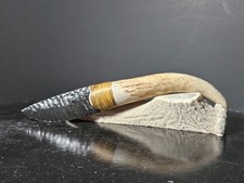 Perfect Flaking Burns Green Obsidian Tine Knife~Arrow~High Quality Sharp Blades picture