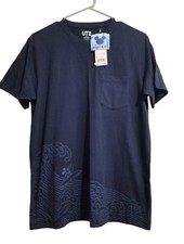 Vintage Mickey Blue Short Sleeve Youth Graphic T-Shirt Sz S (10-12) Years Navy  picture