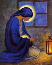 Catholic print picture - MARY 2 - 8