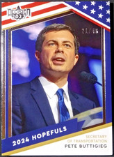 2023 Decision 2022 Update 2024 Hopefuls /46 Silver Foil #8 Pete Buttigieg SP DEM picture