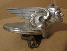 Original 1929-31 Chevy Winged Viking Radiator Cap/Hood ornament mascot picture
