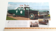 1971 NYPD PLYMOUTH NEW YORK POLICE CAR ORIGINAL 2014 ARTICLE picture