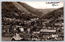 Vintage RPPC Lambrecht Pfalz Germany Town Valley View Postcard 1959 picture
