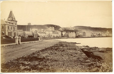 J.V., UK, Oban, Columba Terrace Vintage Albumen Print.  Albumen Print 12 picture