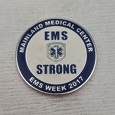 HCA Mainland Medic Center EMS Week 2017 Challenge Coin picture