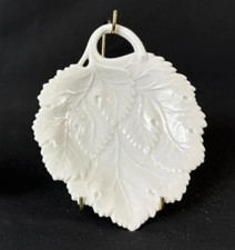 Vintage Forstenberg West Germany White Porcelain Leaf Trinket/Pin Dish Numbered picture