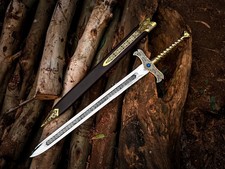 Merlin Sword Rise of the Merlin Inspired Medieval Kings Engraved Sword picture