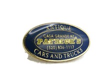 Vintage Patrick's Antique Cars & Trucks Pin Casa Grande AZ Advertising Lapel Pin picture