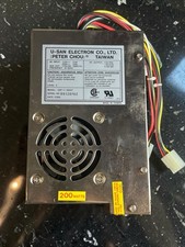 U-San Peter Chou USP-11-200XT 200W Arcade Power Supply +5V +12V NOS picture