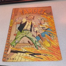 Target Comics Volume 8 Issue 4 Don Rico Battlefield Albright 1946 Novelty Press picture