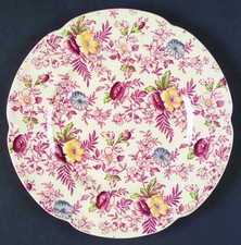Johnson Brothers Old English Chintz Pink Multicolor Salad Plate 281848 picture