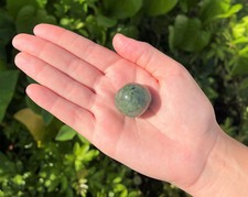 1 Nephrite Jade Tumbled Stone: 'A' Grade Natural Polished Crystal picture