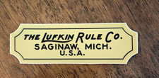 Micrometer Caliper Lufkin Vintage Style  Vinyl Sticker Saginaw over 3.5