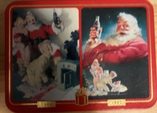 Coca Cola Vintage 90’s 2 Decks Playing Cards Sealed Unopened with Case Rare picture