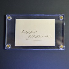 Signature William Holbrook Beard 1800s Autograph Famous Artist of Dancing Bears picture
