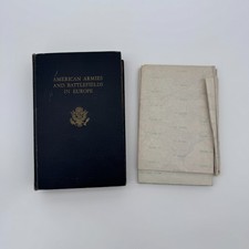 RARE 1938 American Armies and Battlefields in Europe W/ Additional Maps picture