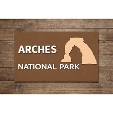 Arches National Park Entrance Sign Utah National Forest Mountains Hike Moab picture