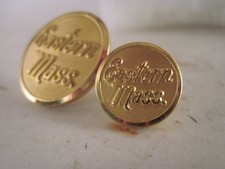 vintage  Eastern Mass Union Street Railway uniform buttons mint lot of 2 picture
