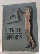 Vintage Spencer Supports Cardboard Countertop Display Sign picture