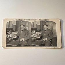 Mr. R. W. Sears President of Sears, Roebuck & Co. Antique Stereoview Card 5H6-5 picture