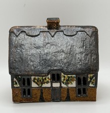 Vintage Ceramic Odonoghue Pottery Rye Tudor Cottage Money Box Made In England picture