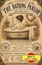 Vintage Pears Soap Label Clean Bathroom Retro Advertising Metal Tin Sign Decor picture
